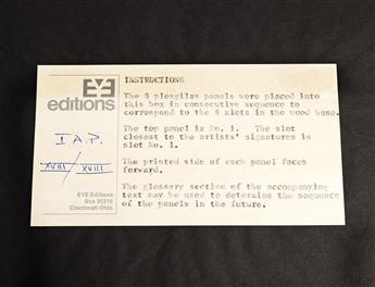JOHN CAGE (1912 - 1992, AMERICAN) Not Wanting to Say Anything About Marcel, Plexigram VII.